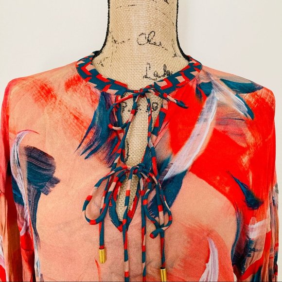 Anthropologie Bl-nk London Siena Peasant Blouse - Picture 4 of 15